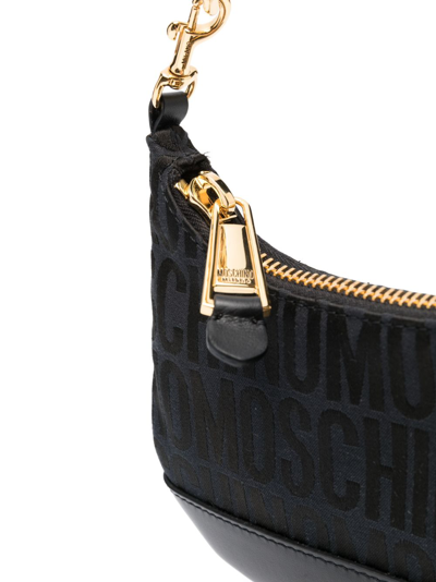 Shop Moschino Monogram-pattern Tote Bag In Black
