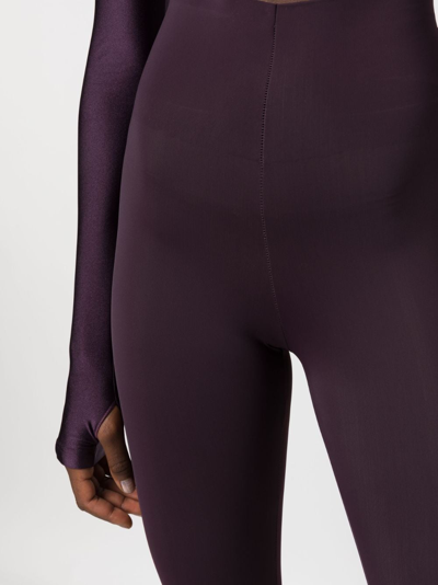 Shop The Andamane High-waist Stretch Legging In Purple