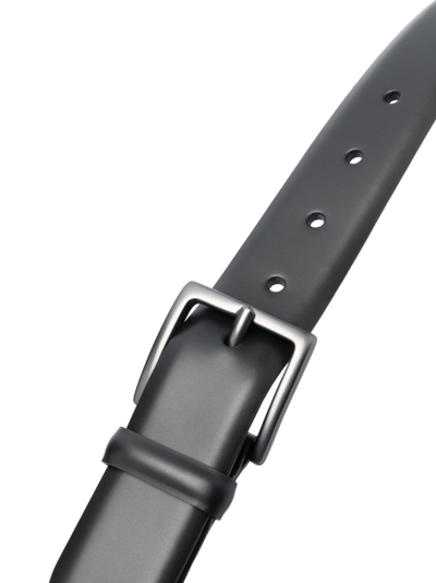 Shop Orciani Buckle-fastening Leather Belt In Black
