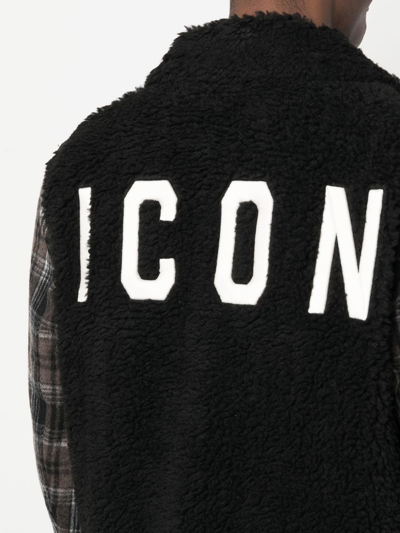 Shop Dsquared2 Icon Bomber Jacket In Black