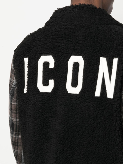 Dsquared2 Icon Bomber Jacket In Black