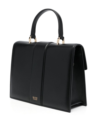 Shop Malone Souliers Audrey Leather Tote Bag In Black
