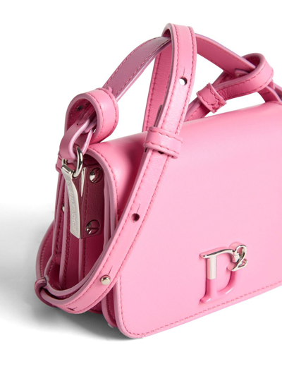 Shop Dsquared2 D2 Statement Cross Body Bag In Pink