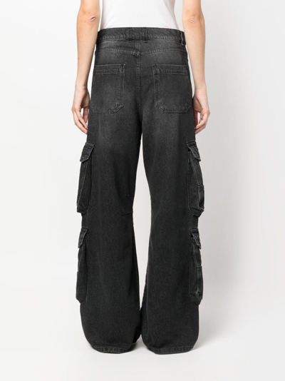 Diesel Woman Jeans Black Size 28w-32l Cotton In Black