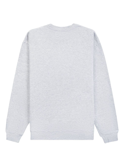 Sporty And Rich Crown Motif-print Sweatshirt In Grey