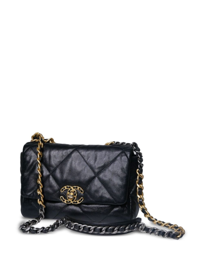 Chanel Pre-owned 2020 Padded Classic Flap 19 Shoulder Bag - Black