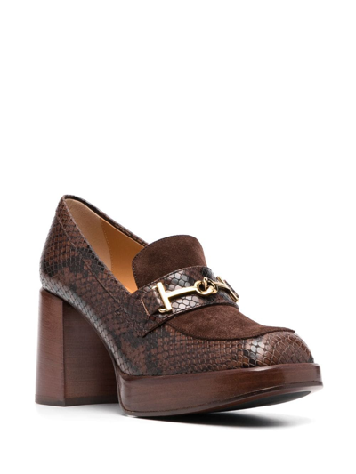 Tod's 80mm Square-toe Pumps In Blue