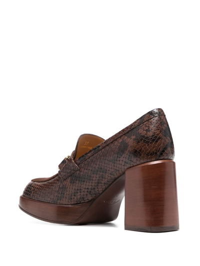 Tod's 80mm Square-toe Pumps In Blue