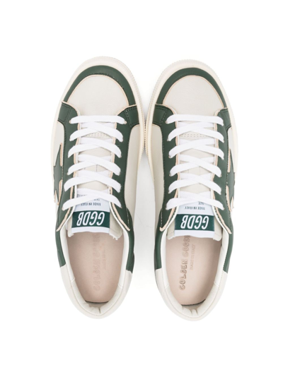 Shop Golden Goose Star-patch Low-top Sneakers In Neutrals