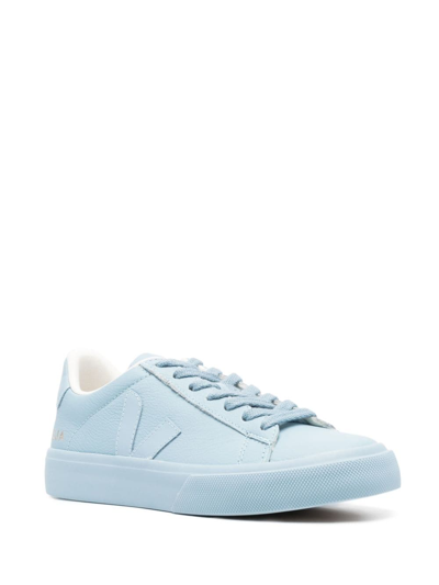 Veja Campo Lace-up Sneakers In Blue