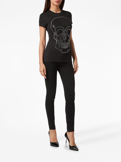 Philipp Plein Sexy Pure Fit Crew-neck T-shirt In Black