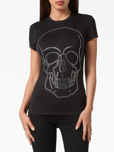 Philipp Plein Sexy Pure Fit Crew-neck T-shirt In Black