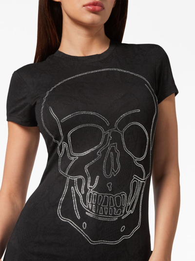 Philipp Plein Sexy Pure Fit Crew-neck T-shirt In Black