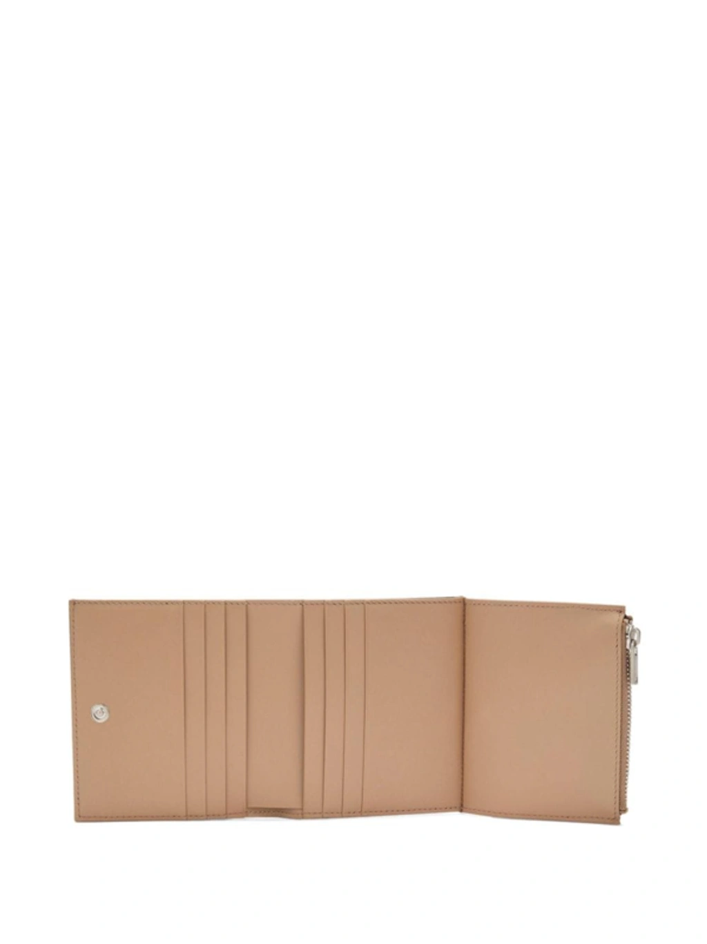 Jil Sander Tri-fold Leather Wallet In Neutrals | ModeSens