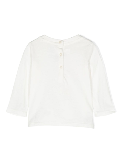 Shop Ralph Lauren Teddy Bear-motif Cotton T-shirt In White