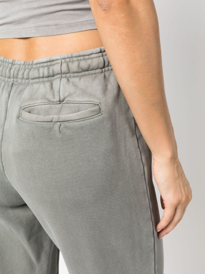 Shop Entire Studios Washed Flared Track Pants In Grey
