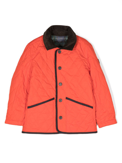 Shop Ralph Lauren Check-pattern Reversible Jacket In Green