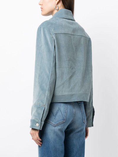 Shop Ps By Paul Smith Corduroy Cotton Jacket In Blue