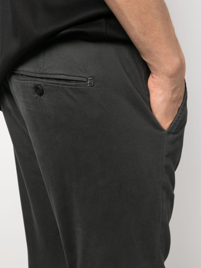 Dondup Tapered-leg Chino Trousers In Grey