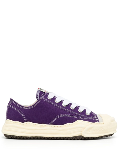 Shop Miharayasuhiro Hank Original Low-top Sneakers In Purple