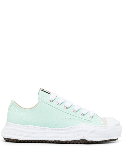 Shop Miharayasuhiro Hank Low-top Sneakers In Blue