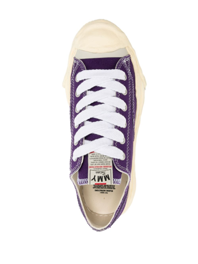 Shop Miharayasuhiro Hank Original Low-top Sneakers In Purple