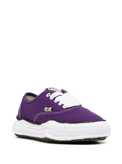 Shop Miharayasuhiro Baker Og Sole Low-top Sneakers In Purple