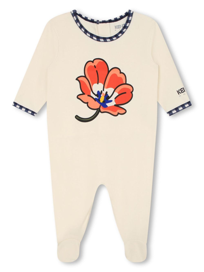 Shop Kenzo Logo-embroidered Organic Cotton Pyjamas (set Of Two) In Black
