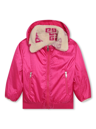 Givenchy 4g-motif Reversible Jacket In Pink
