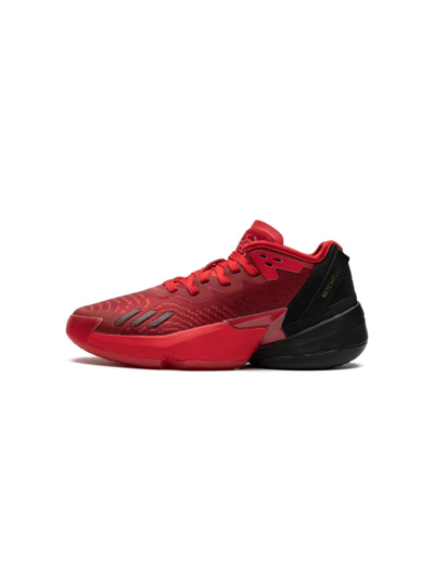 Shop Adidas Originals D.o.n. Issue 4 J "future Of Fast" Sneakers In Red
