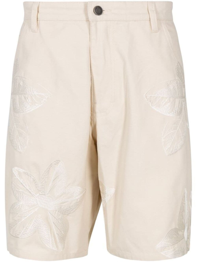 Shop Honor The Gift D-holiday Canvas Shorts In White