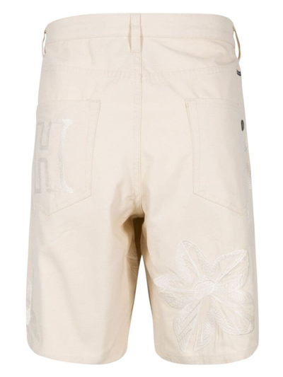 Shop Honor The Gift D-holiday Canvas Shorts In White