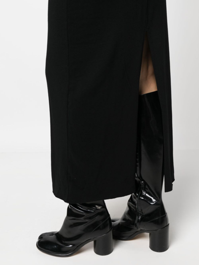 Thom Krom Roll-neck Jersey Maxi Dress In Black