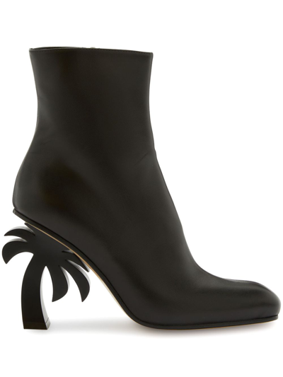 Shop Palm Angels Palm-heel 95mm Ankle Boots In Black