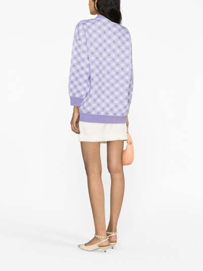 Alessandra Rich Women's V-neck Cardigan In White