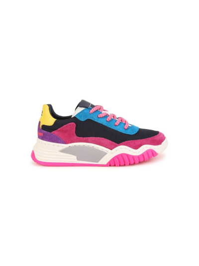 Shop Marc Jacobs Number-printed Panelled Sneakers In Multicolour