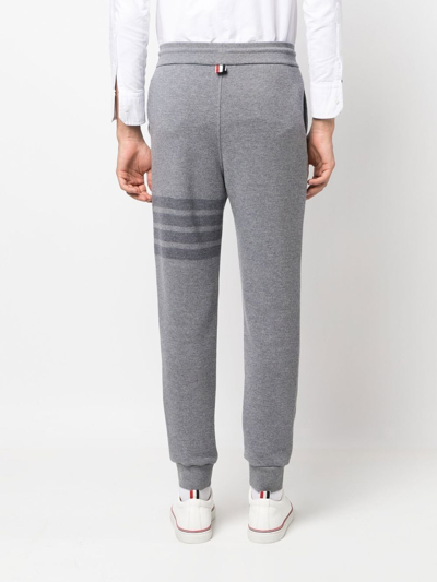 Thom Browne 4-bar Wool Track Pants In Grey