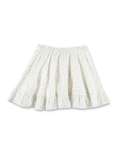 Shop Bonpoint Clarissa Skirt In Off White