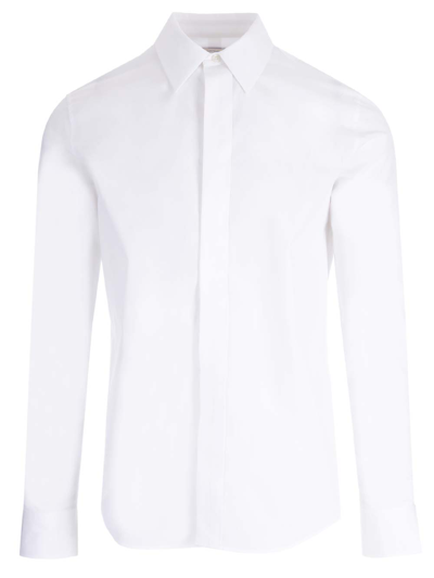 Shop Alexander Mcqueen White Classic Poplin Shirt