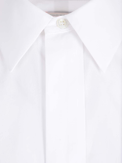 Shop Alexander Mcqueen White Classic Poplin Shirt