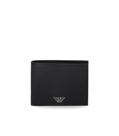 Shop Emporio Armani Wallet In Nero