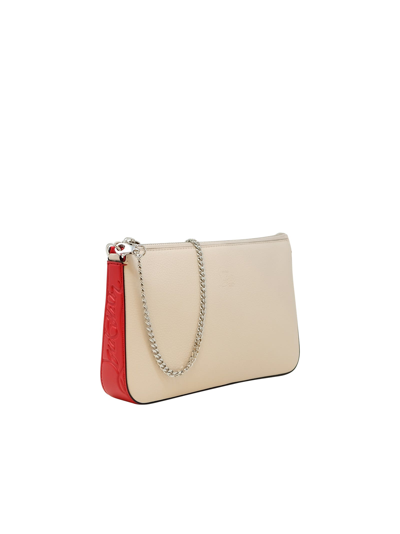 Shop Christian Louboutin Leche Leather Loubila Hybrid Pouch