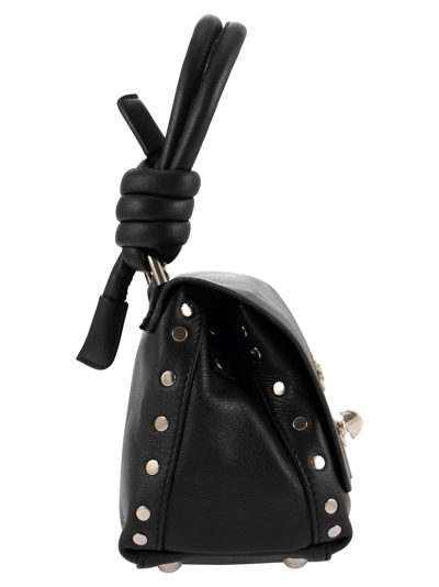 Shop Zanellato Postina Knot - Handbag Baby In Black