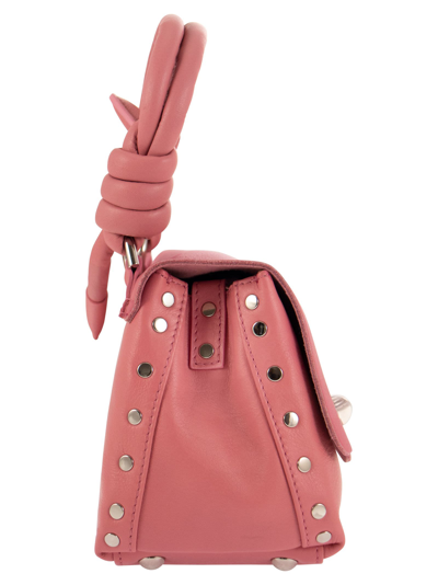 Shop Zanellato Postina Knot - Handbag Baby In Pink