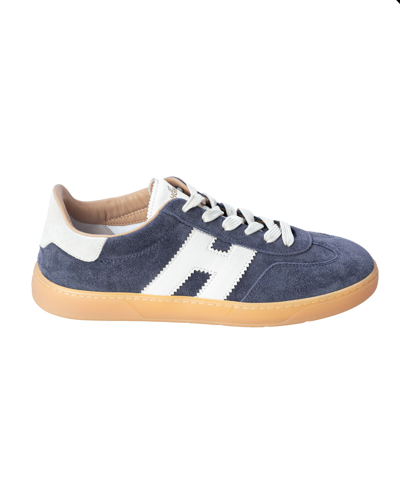 Shop Hogan Sneakers Cool Blue In Denim