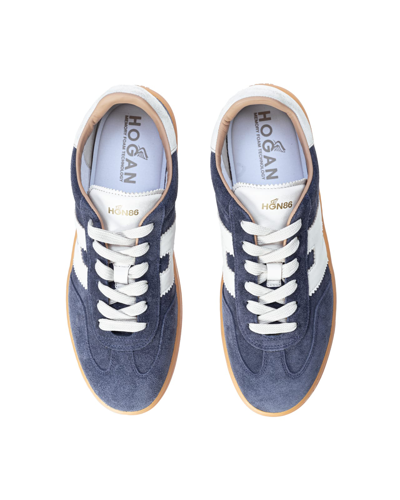 Shop Hogan Sneakers Cool Blue In Denim