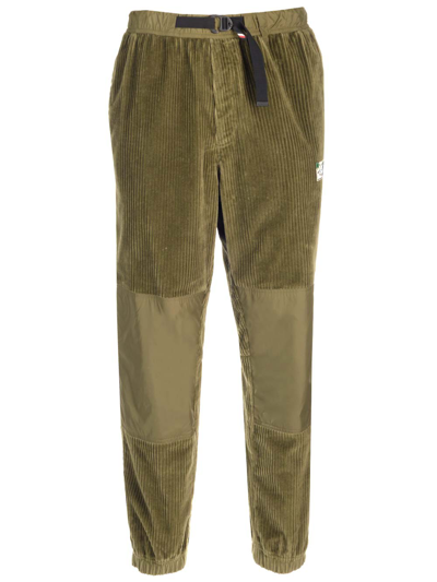 Shop Moncler Corduroy Trousers In Green