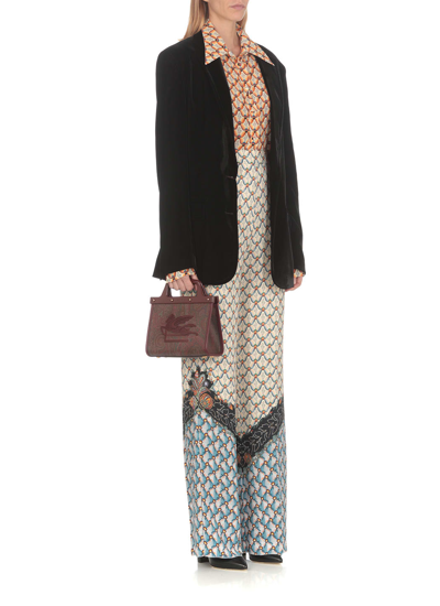 Shop Etro Pants With Floralia Pattern In Multicolor