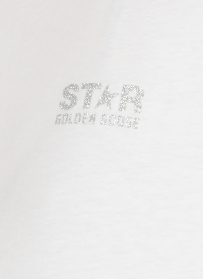 Shop Golden Goose Regular T-shirt In White
