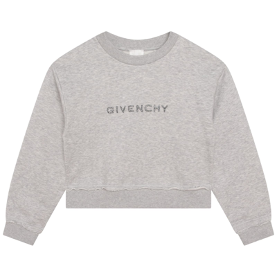 Shop Givenchy Sweatshirt With Print In Gray